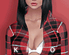 Open Plaid Shirt