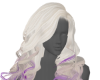 Blonde with Purple tips