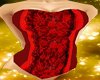 red lace corset