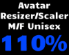 110% Avatar Scaler M/F.