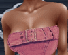 Carie Denim Pink Dress