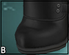 Black Buckle Boots/Socks