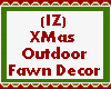 (IZ) Outdoor Fawn Decor