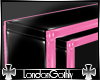 LG. pink liquorish table