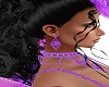 Carnival Purple Earrings