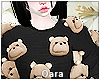 Oara bear sweater  black