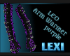 LEO Arm Warmers Purple