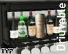Wine shelf wall