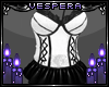 -V- Blk/Wht Babydoll
