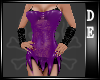 !Purple Enigma Dress