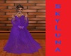 Sky's Purple Ball Gown