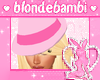 ♡ pink fedora ♡