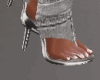 Grey Denim Heels