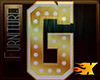 Ex| Gold/Glass G Marquee