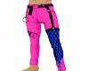 pink checerd pants