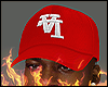 "Red" LA Hat "Tilted"