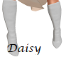 white/light Grey boots