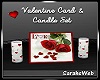 Valentine Card Candles