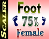 Foot Resizer 75%