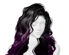 black/purple Ombre Curly