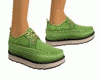 GM's Green VIntage shoes