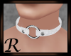 M Ring Choker White