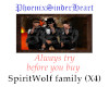 SpiritWolf family (x4)