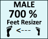 Feet Scaler 700%