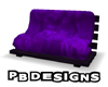 PB Purple Futon Couch