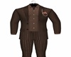 |L| Male Suit Open Brown
