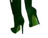 Earth Green Thigh Boots