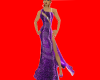 Purple Sequined Formal