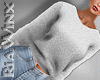 Grey Fluffy Sweater
