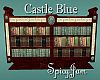 Castle Blue Book Shelves