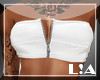 L!A zip tube wht/sil