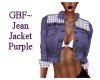 GBF~Jean Jacket Purple