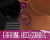 Pink Jewel Earring