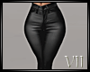 VII:Black Leather Pants