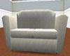 ivory patterned couch