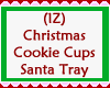 Cookie Cups Santa Tray