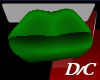 D/C Green Lips Sofa