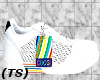 (TS) White Coogi Shoes