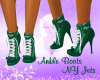 ~LB~Ankle Boots- NY Jets