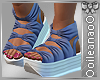 (I) Blue Sandals