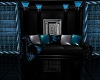 Blue /blk Couch