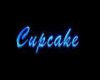 Cupcake head sign