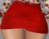 Sexy red mini skirt