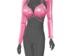 Pink Latex Spike Top