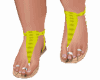 SANDÁLIA COR AMARELO