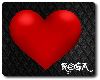 RD Red Heart Rug